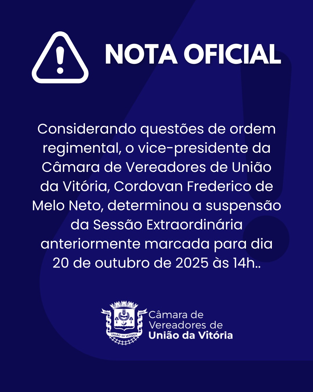 Nota Oficial